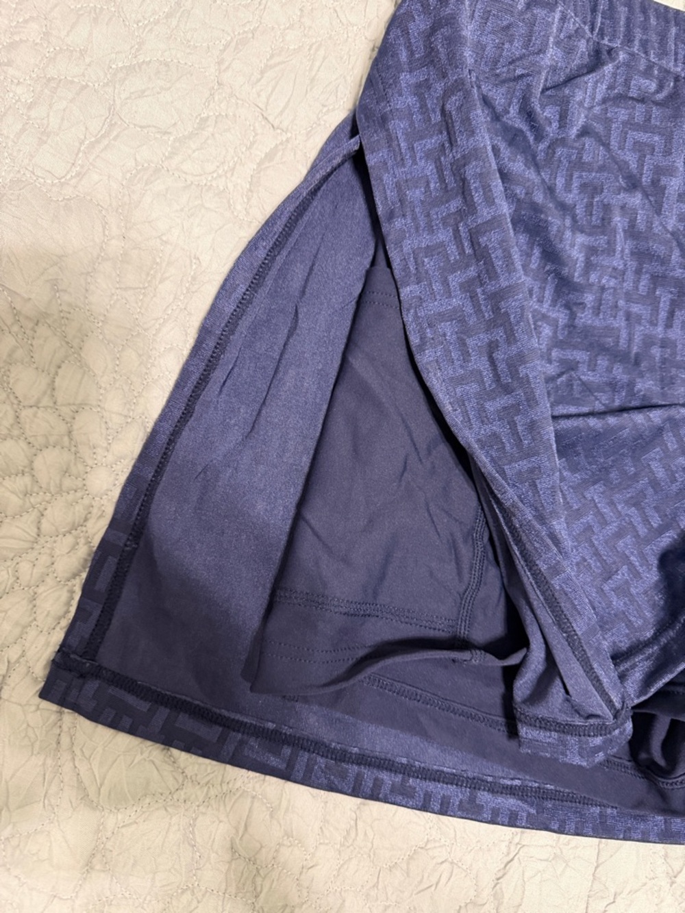 NWOT - the Upside Textured Navy Blue Skort - Picture 4 of 4